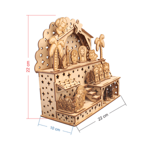 Presepio MDf Laser Medida